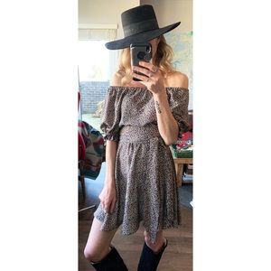 Handmade Vintage Inspired Bell Sleeve Mini Dress